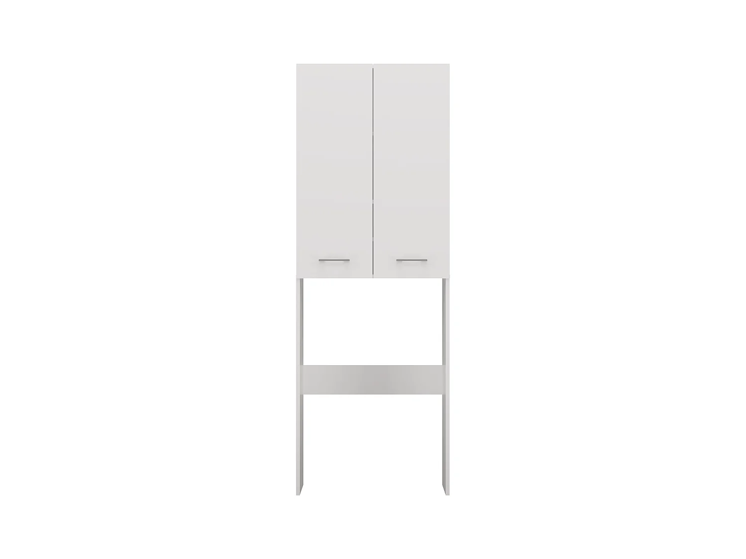 Mobile per lavatrice, 30 x 64 x 180 cm, Bianco Opaco
