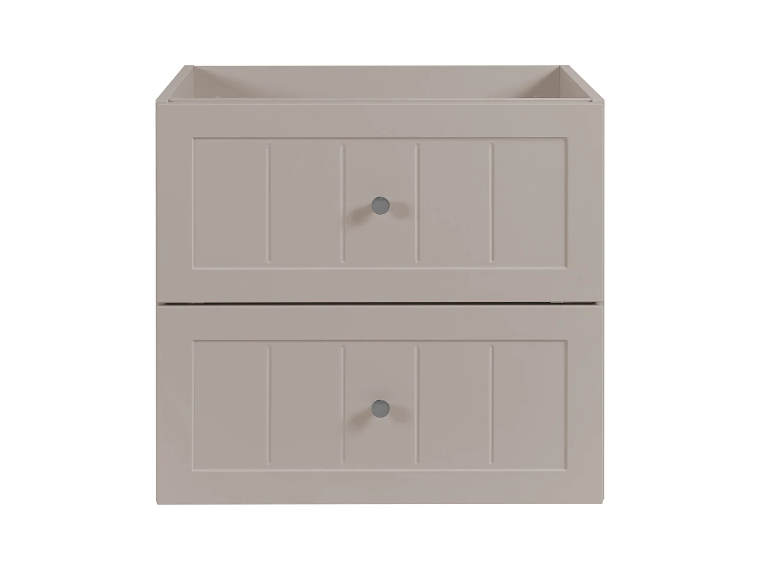 Meuble sous lavabo de style classique, cachemire, 60 x 57 x 46 cm