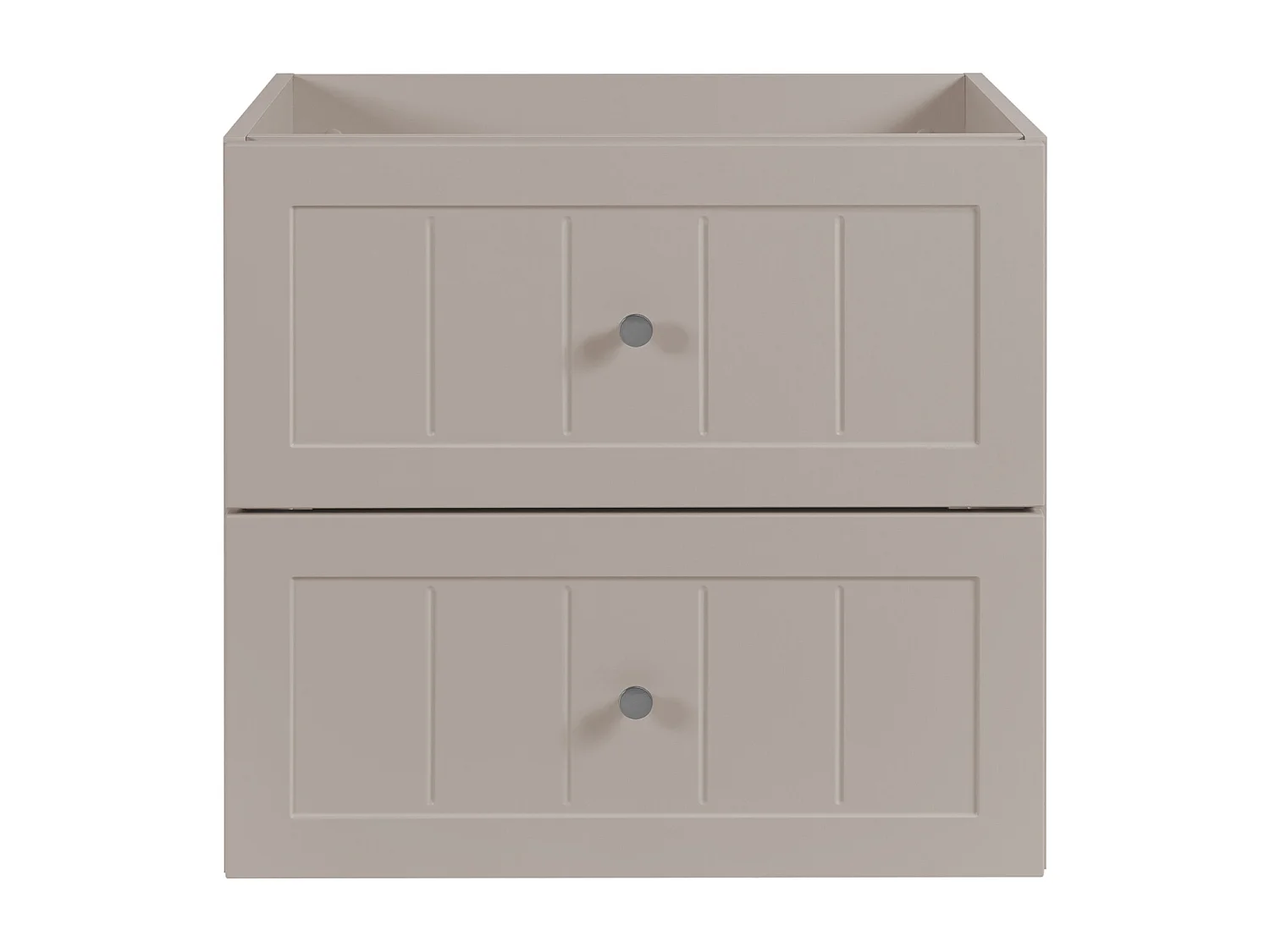 Meuble sous lavabo de style classique, cachemire, 60 x 57 x 46 cm