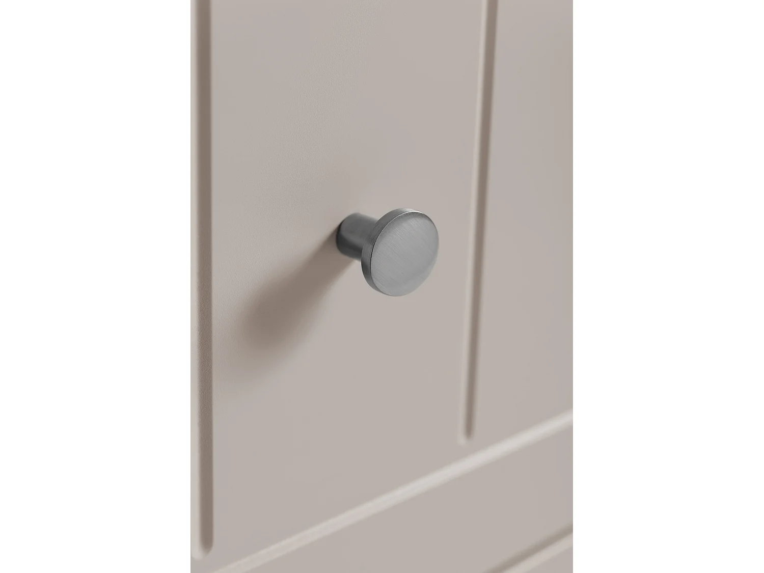 Meuble sous lavabo de style classique, cachemire, 60 x 57 x 46 cm