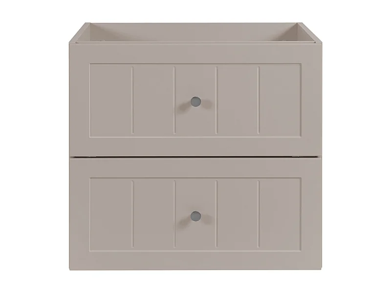 Waschtischunterschrank im klassischen Stil, Kaschmir, 60 x 57 x 46 cm