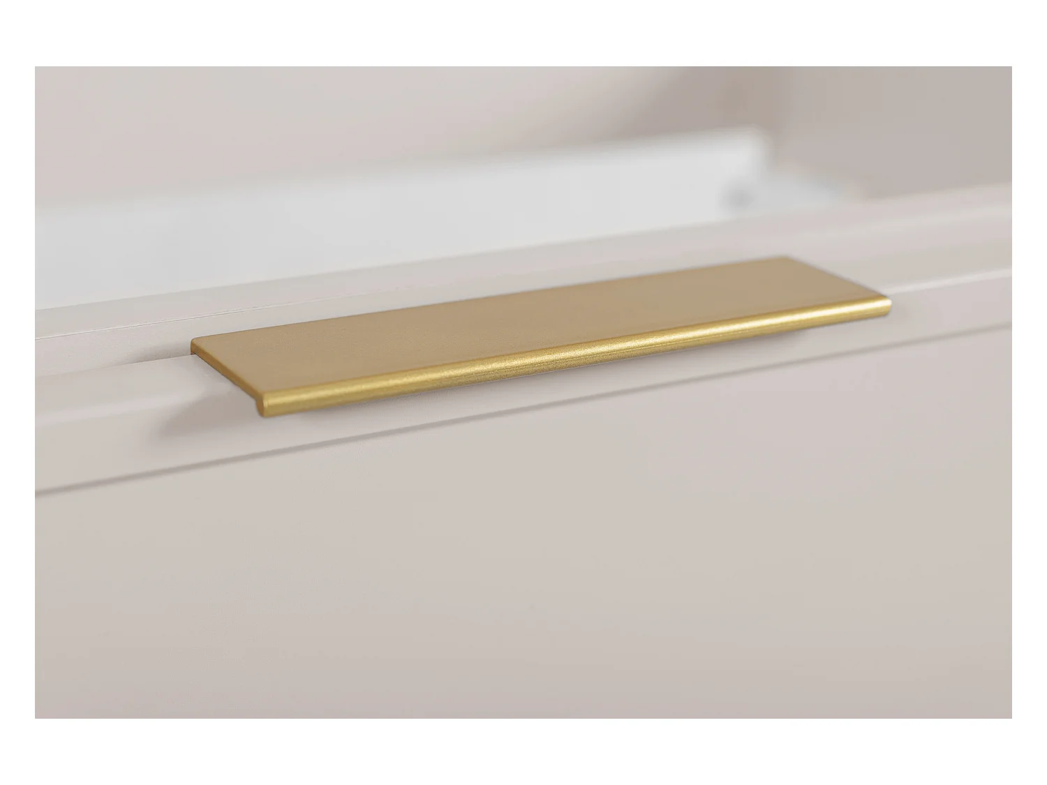 Meuble de salle de bain, Cachemire, poignée dorée, 46 x 60 x 57 cm