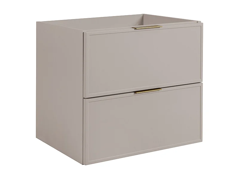 Mobile da bagno, Cashmere, maniglia oro, 46 ​​x 60 x 57 cm