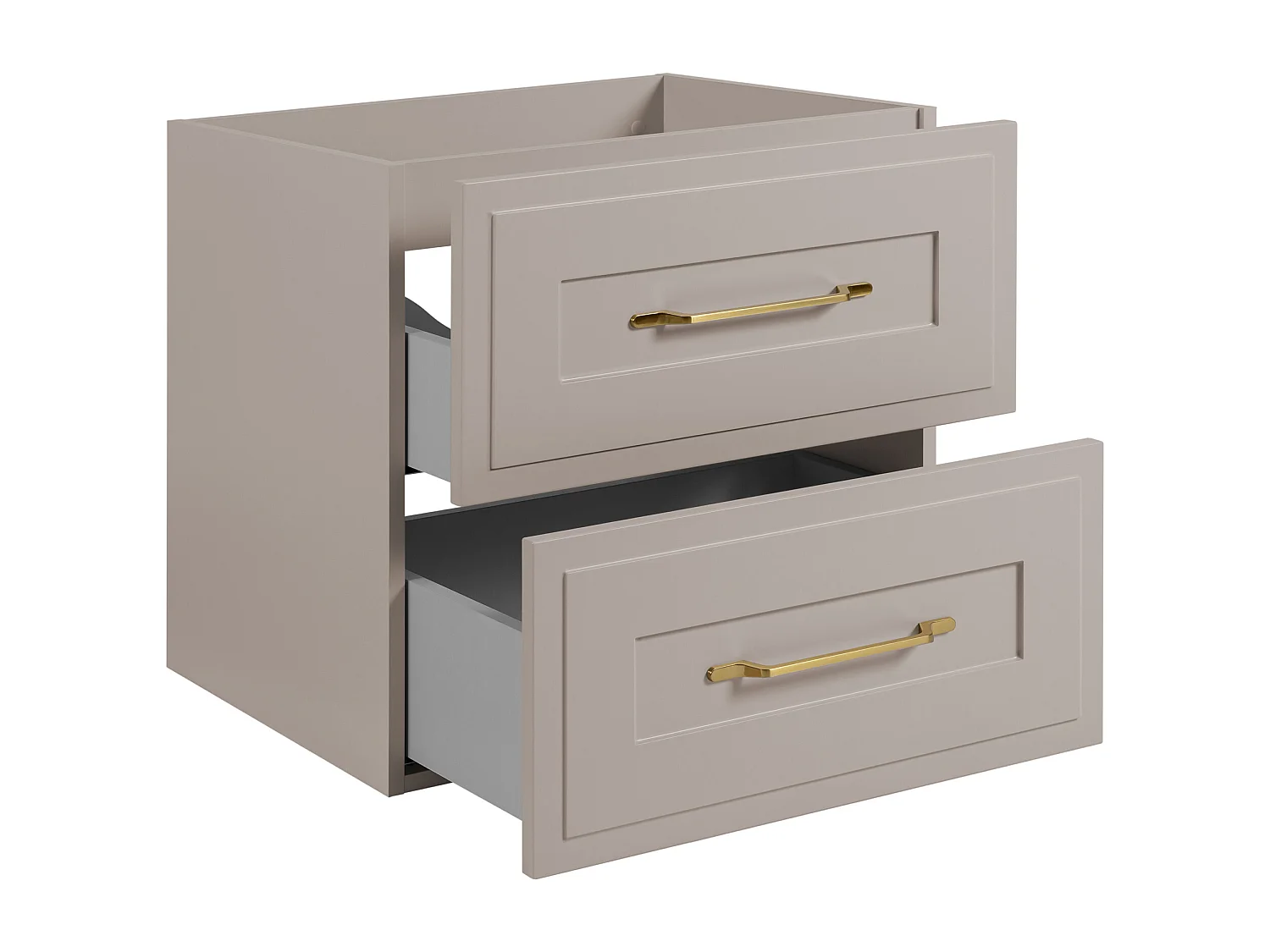 Mueble bajo lavabo de estilo clásico, cachemira, 60 x 57 x 46 cm