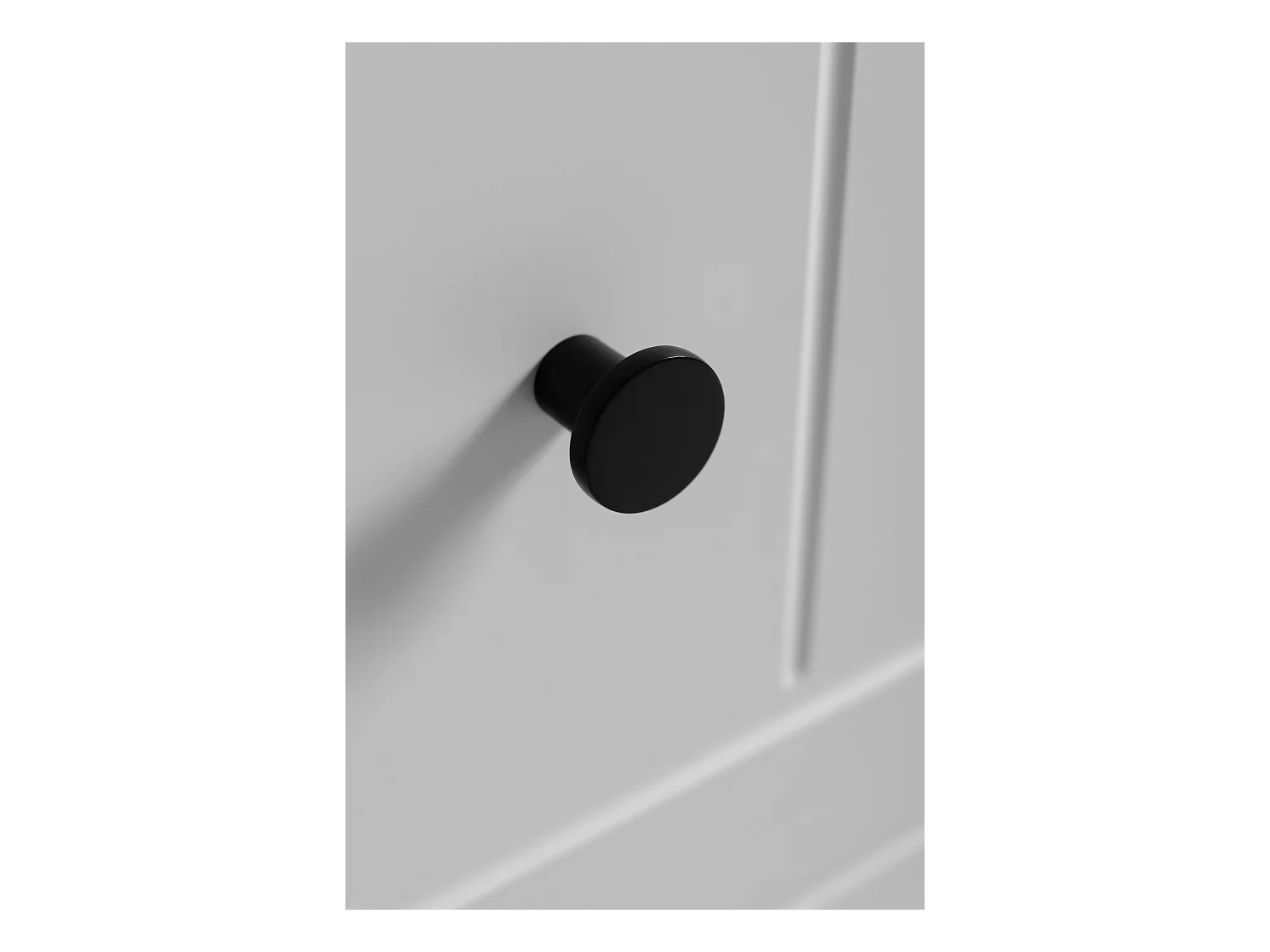 Meuble sous lavabo de style classique, blanc, 60 x 57 x 46 cm