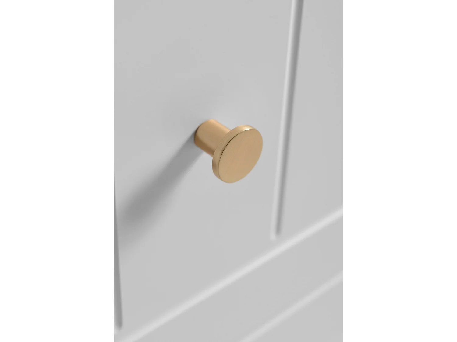 Meuble sous lavabo de style classique, blanc, 80 x 57 x 46 cm