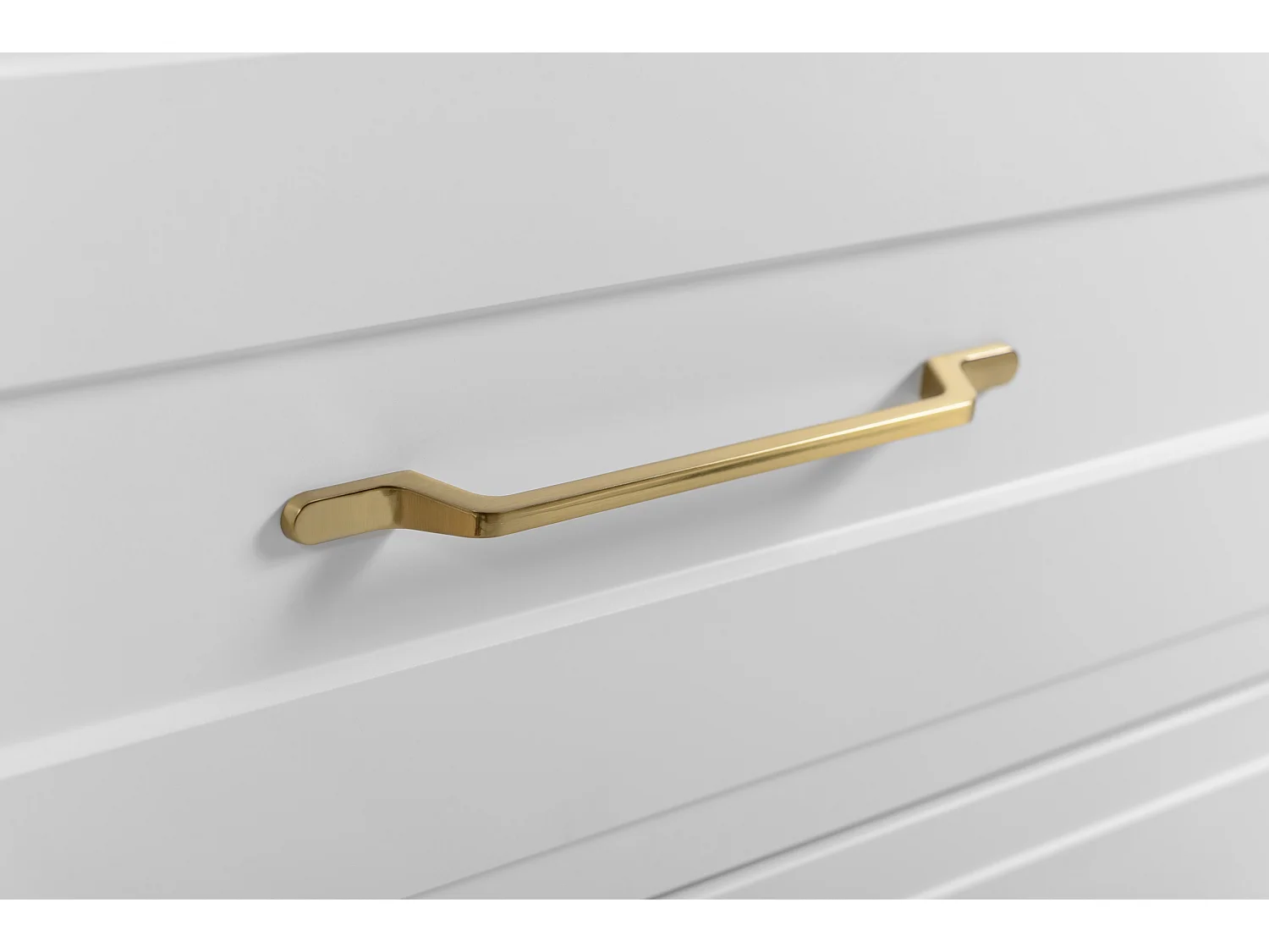 Meuble sous lavabo de style classique, blanc, 80 x 57 x 46 cm