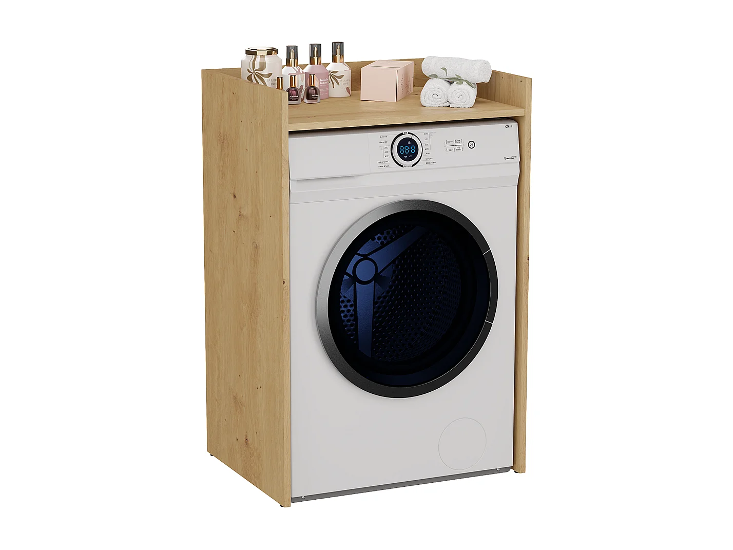 Waschmaschinenschrank, Artisan Oak, 64 x 97,5 x 50 cm