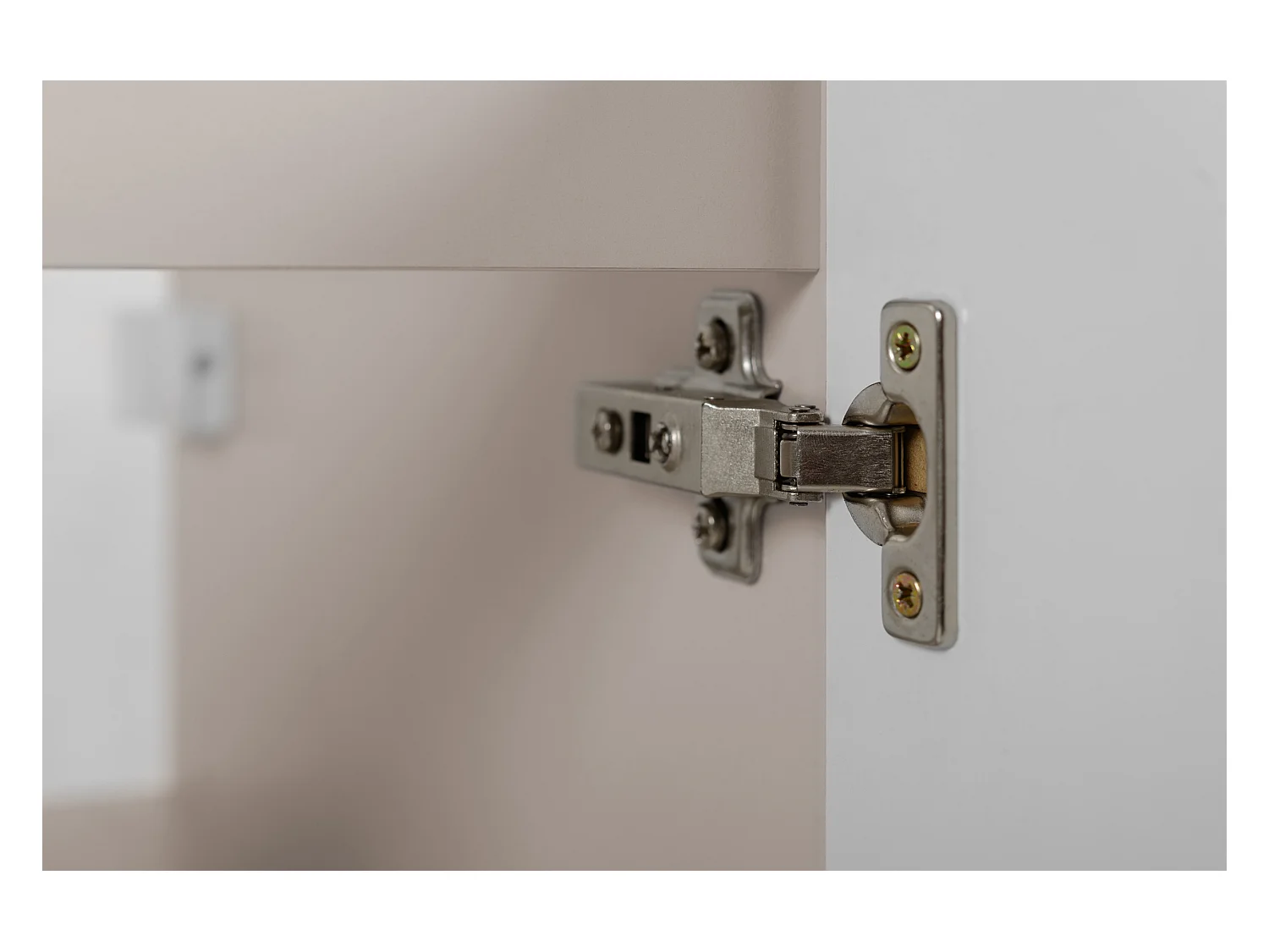 Meuble vasque, Cachemire + poignée dorée, 80 x 57 x 46 cm