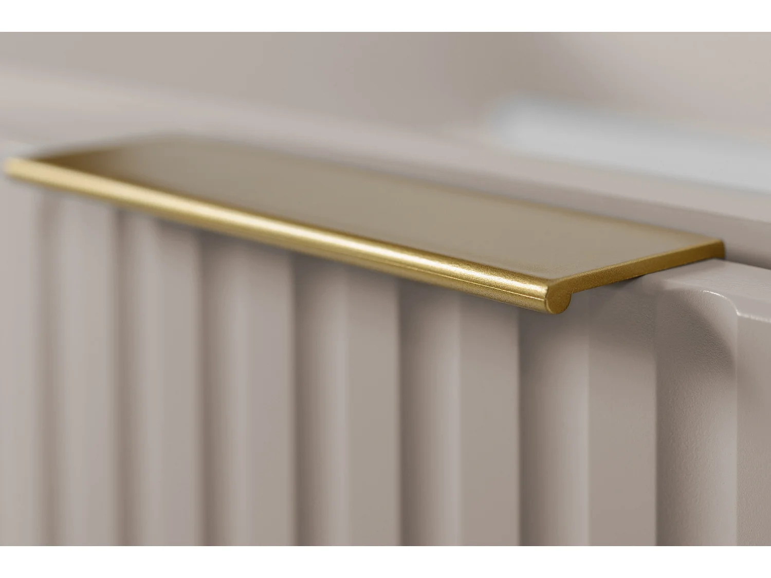 Mobile da bagno, Cashmere + maniglia oro, 80 x 57 x 46 cm