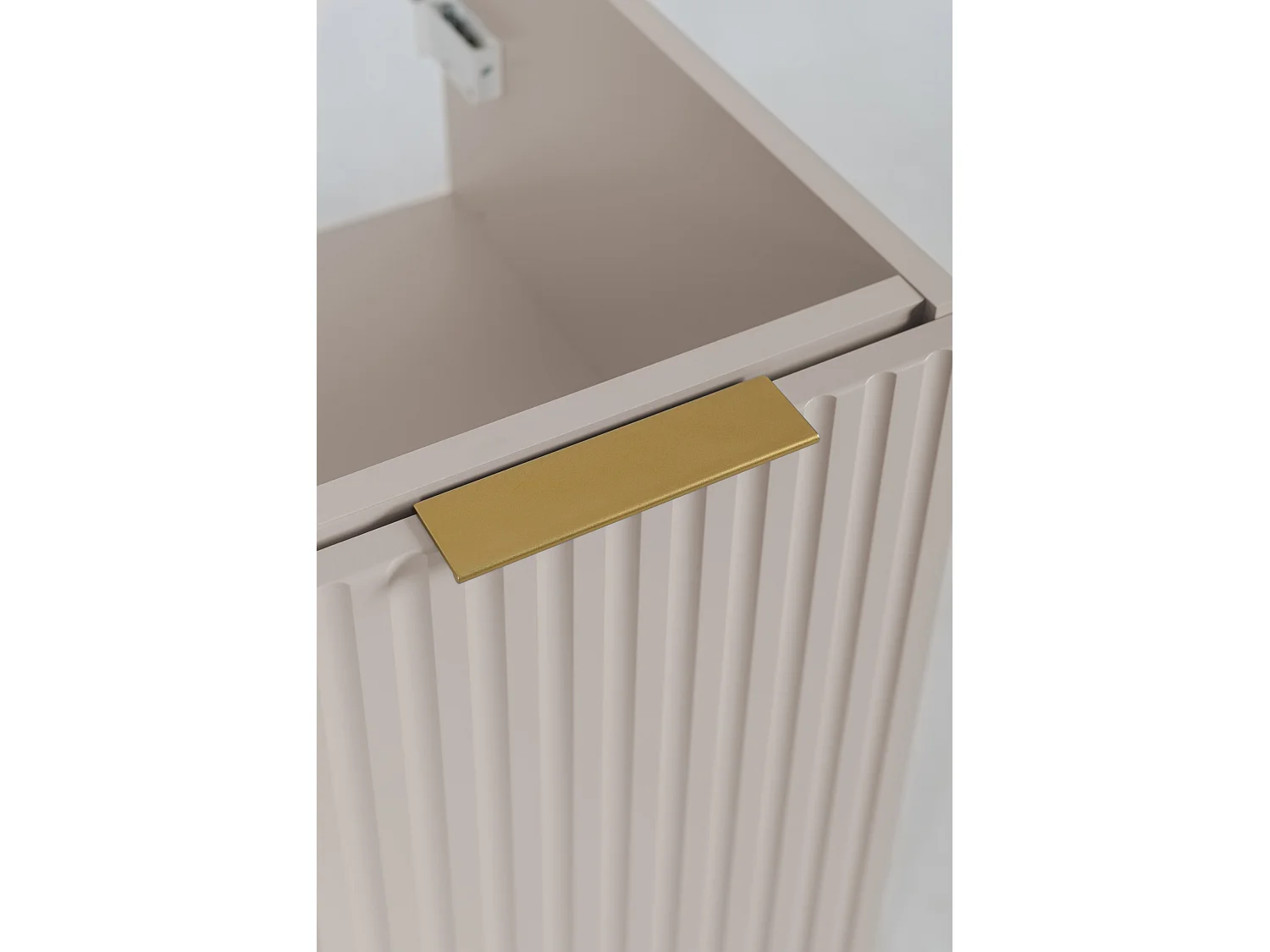 Mobile da bagno, Cashmere + maniglia oro, 80 x 57 x 46 cm