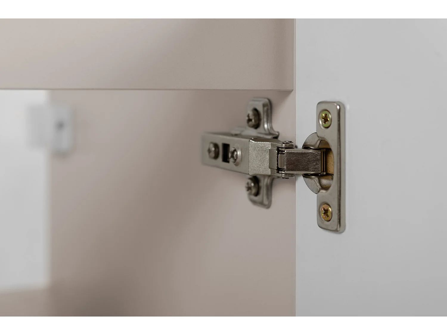 Mobile da bagno, Cashmere + maniglia oro, 80 x 57 x 46 cm