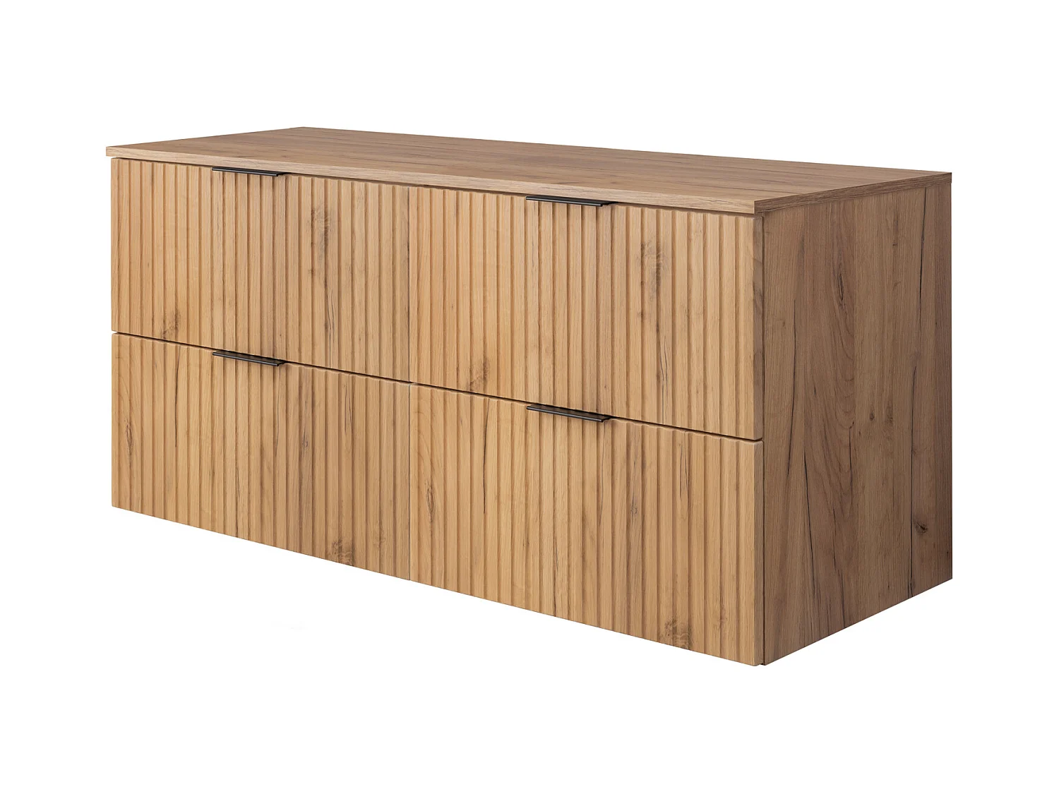 Badezimmermöbel, goldene handwerkliche Eiche, 120 x 57 x 46 cm