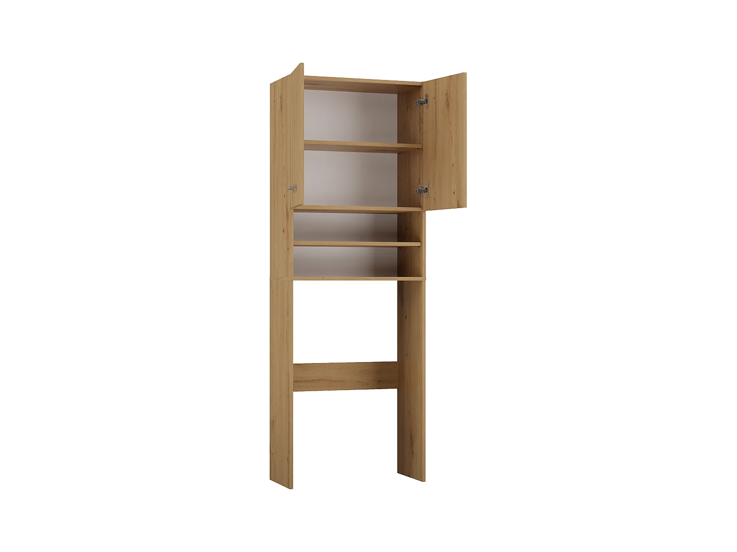 Armoire pour machine à laver, 30 x 64 x 180 cm, Chêne Artisan
