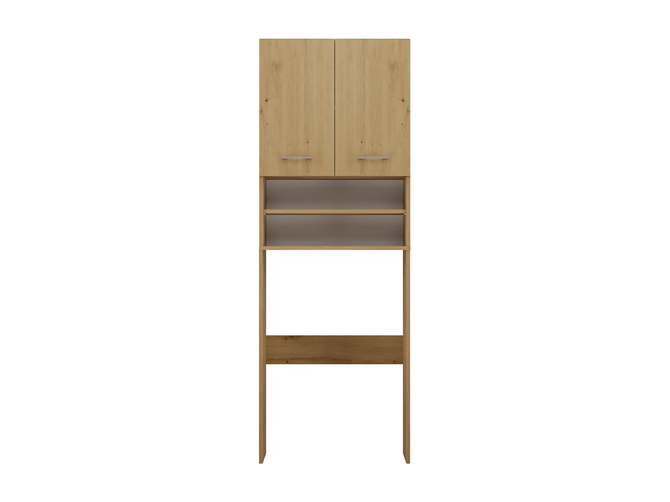 Armário para máquina de lavar, 30 x 64 x 180 cm, carvalho artesanal