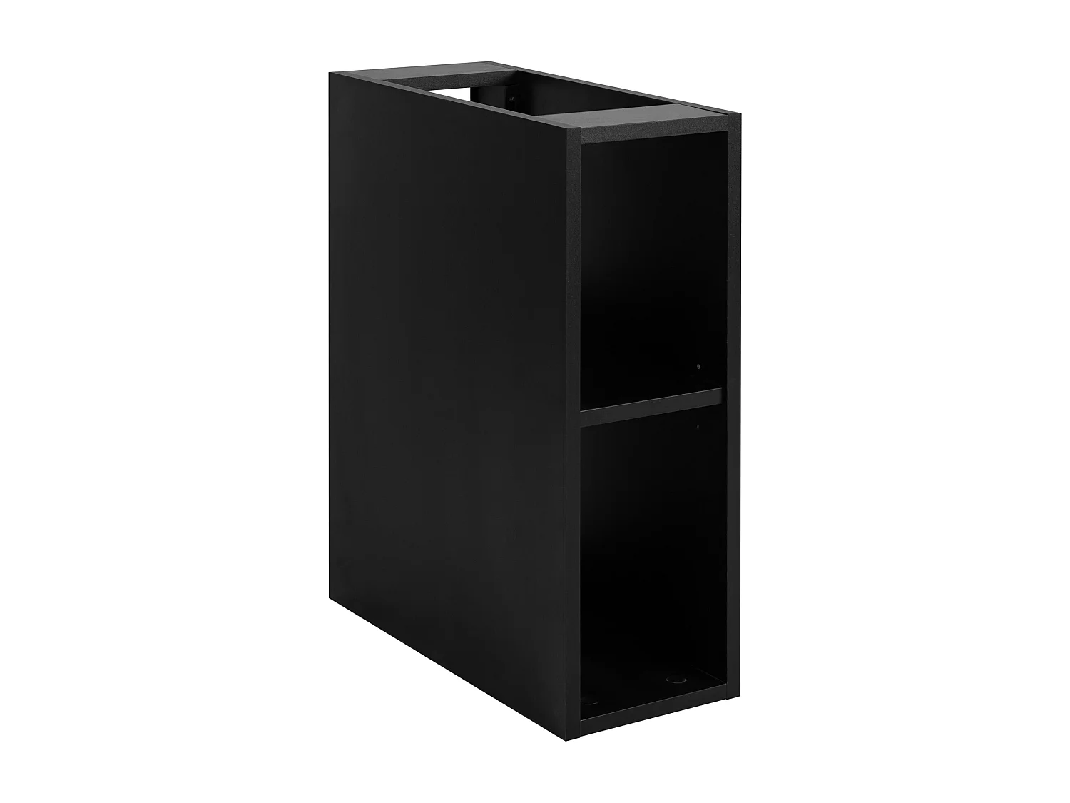 Mueble de lavabo, Roble Craft / Negro + tirador negro, 100 x 57 x 46 cm