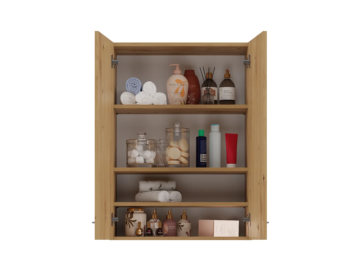 Armoire pour machine à laver, 30 x 64 x 90 cm, Chêne Artisanal