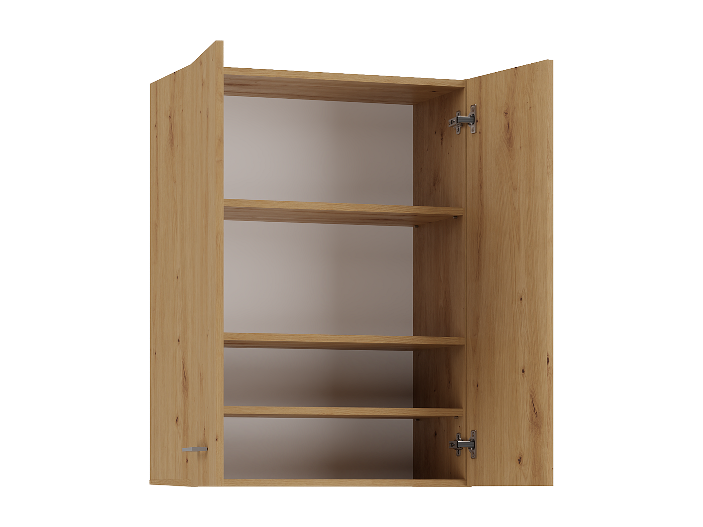 Angela Mobile Sottolavabo 90 Cm In Rovere Con Lavabo In Marmo Artificiale, Ante Soft Close, Preassemblato - 4