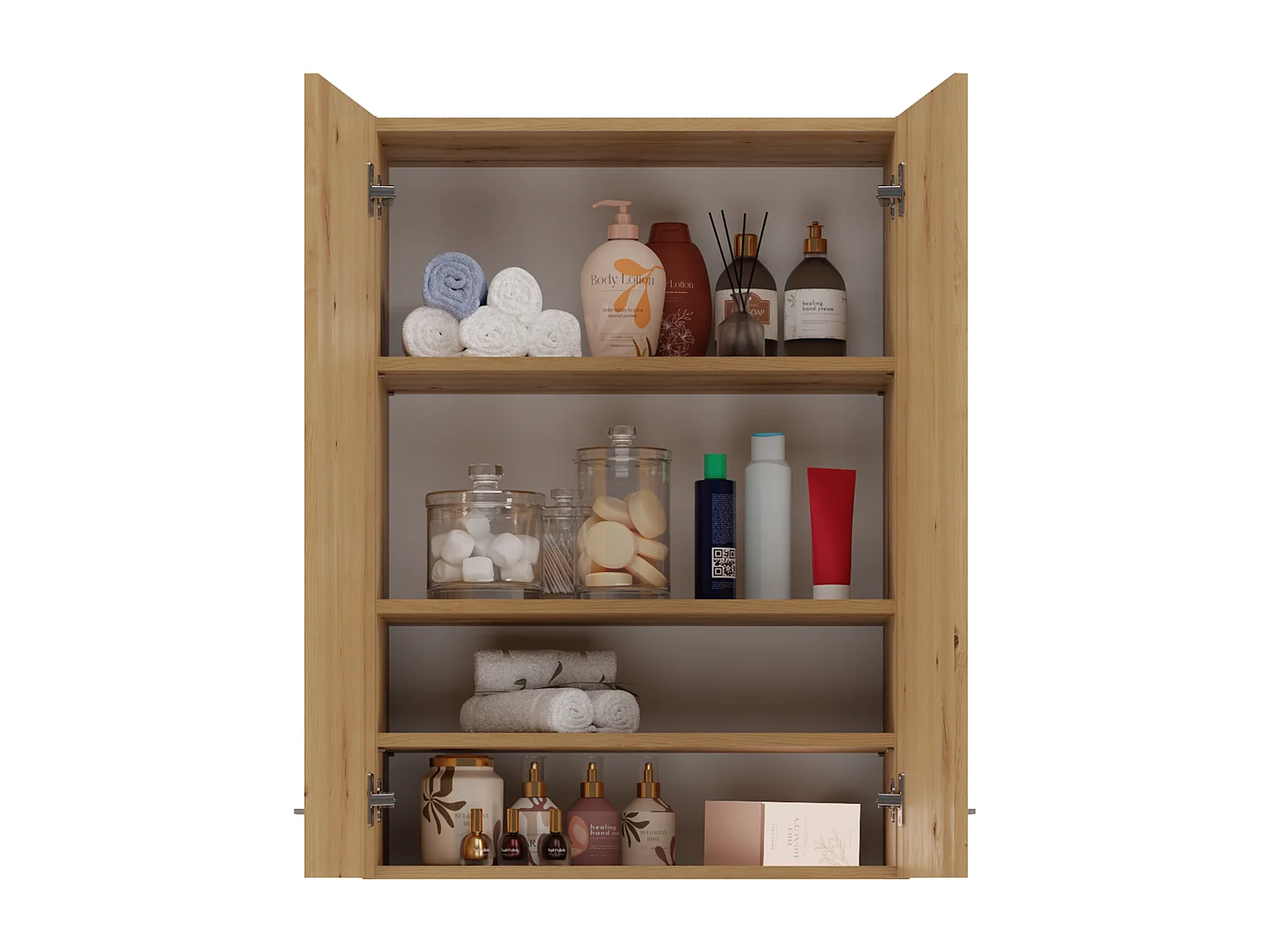 Armoire pour machine à laver, 30 x 64 x 90 cm, Chêne Artisanal