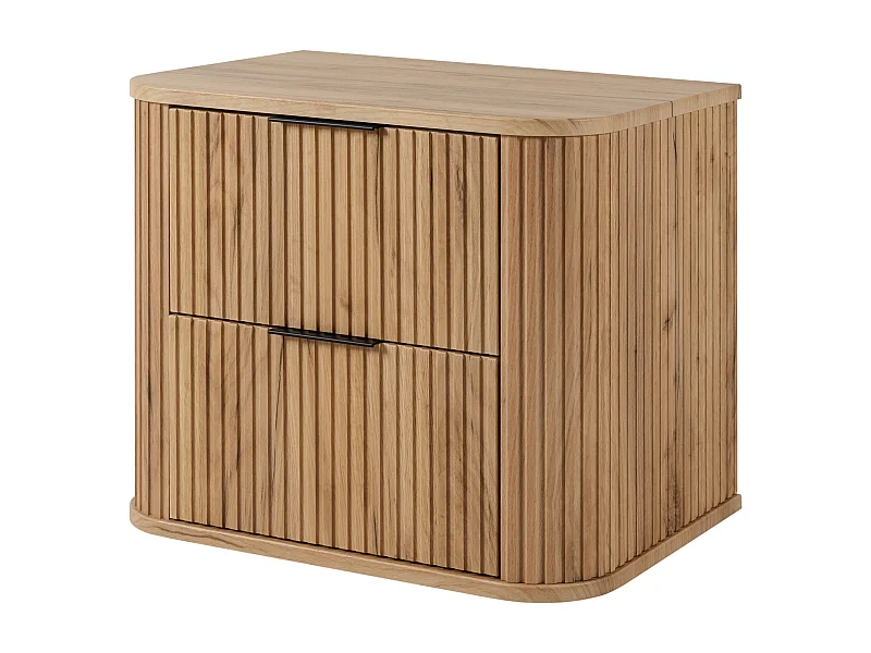 Mobile da bagno, Rovere Craft, maniglia nera, 41,5 x 60 x 51,7 cm