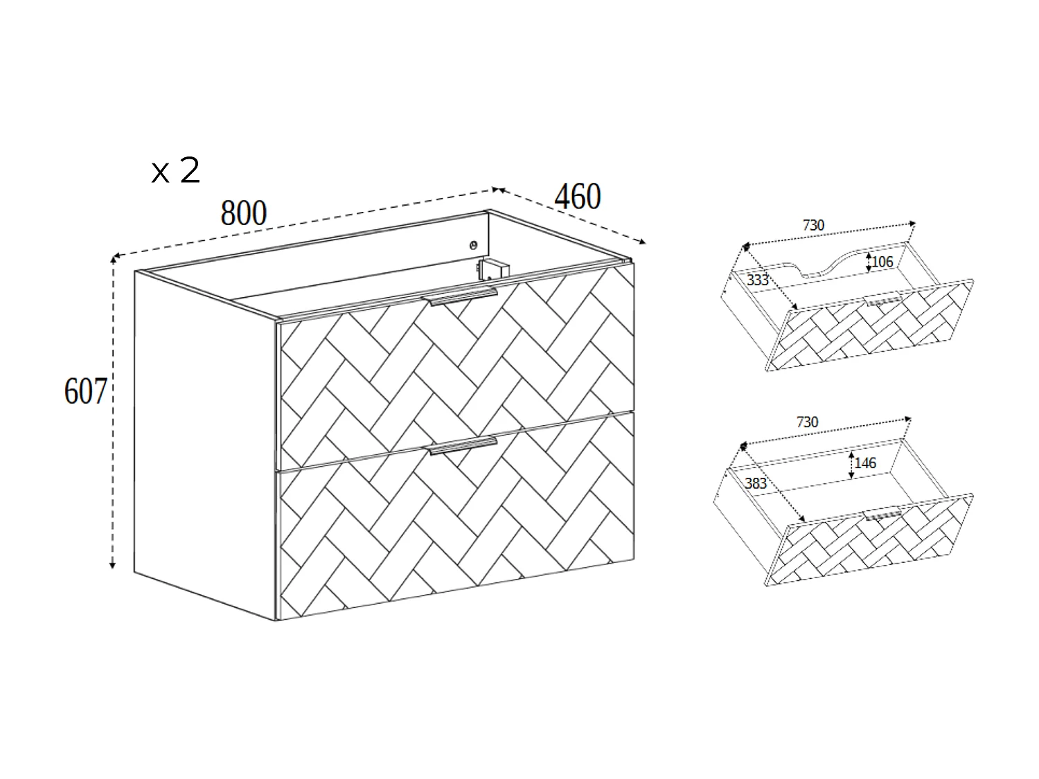 Meuble de salle de bain, Chêne artisanal doré, 160 x 57 x 46 cm, poignées argentées