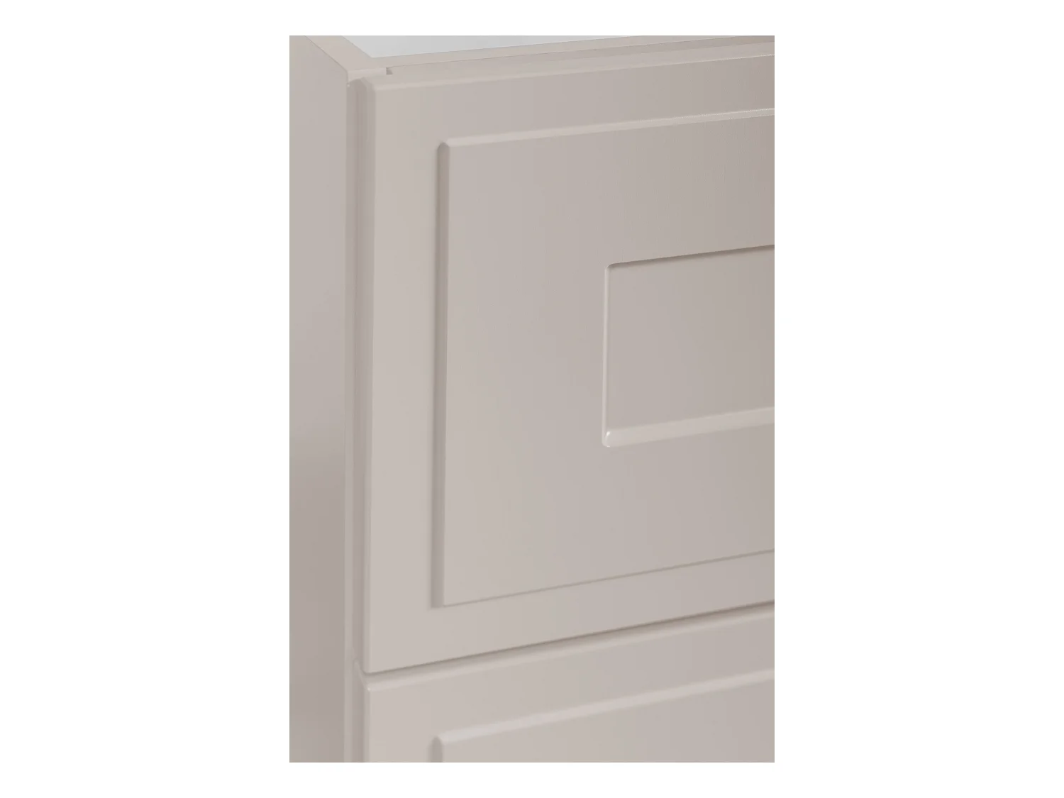 Waschtischunterschrank im klassischen Stil, weiß, 120 (2 x 60) x 57 x 46 cm