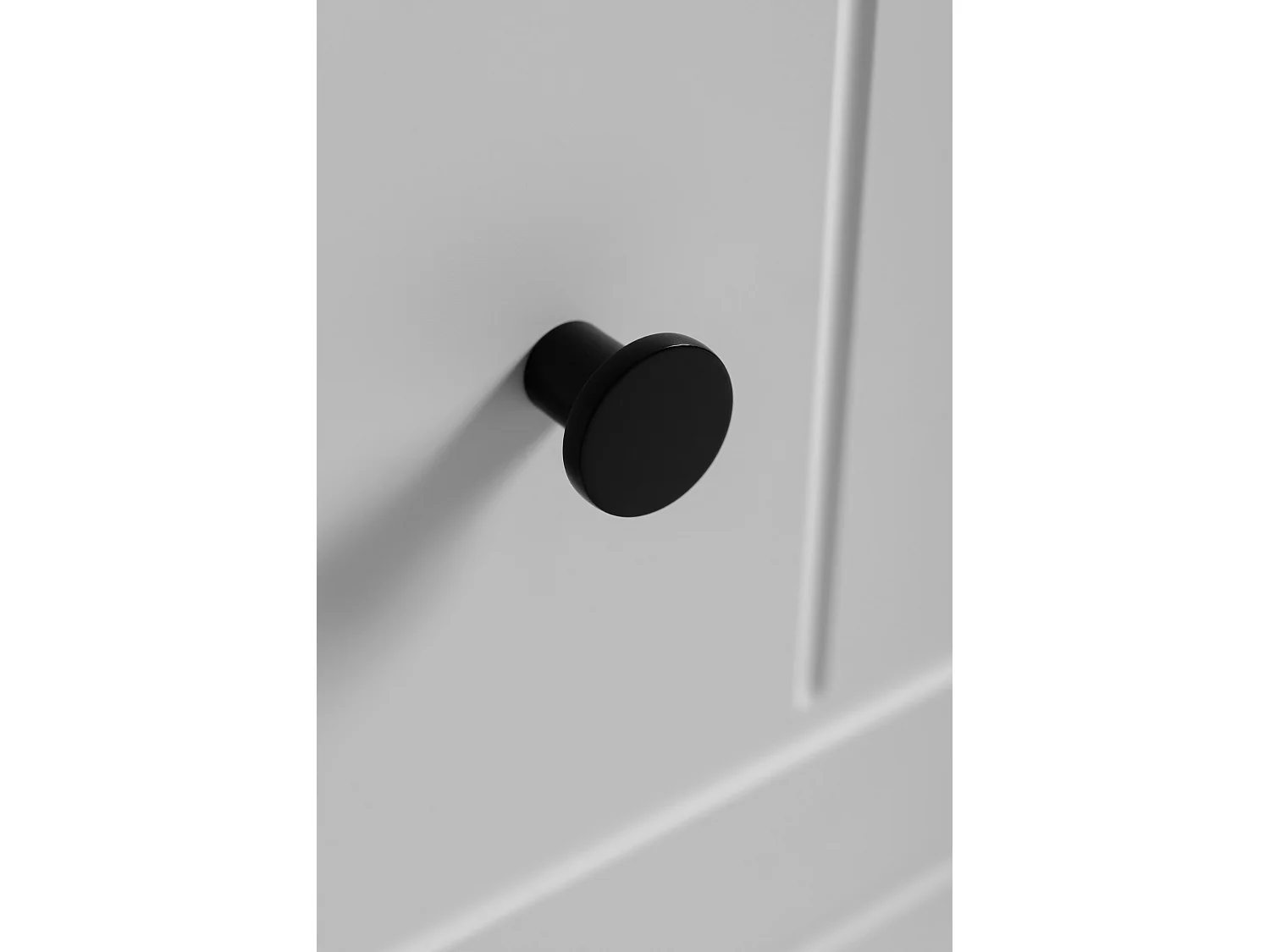 Meuble sous lavabo de style classique, blanc, 160 (2 x 80) x 57 x 46 cm