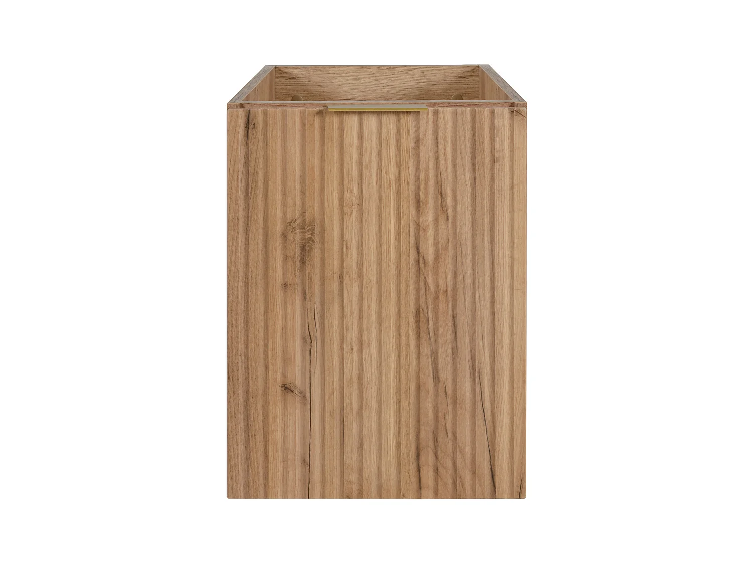 Szafka łazienkowa z drzwiami, Dąb Craft + złoty uchwyt, 40 x 57 x 46 cm