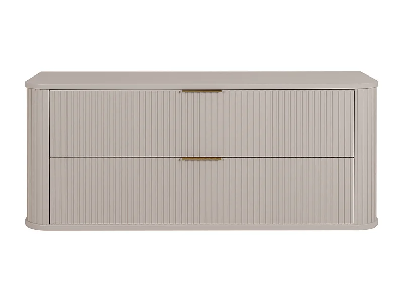 Armário de banheiro, Caxemira, alças: ouro, 41,5 x 120 x 51,7 cm