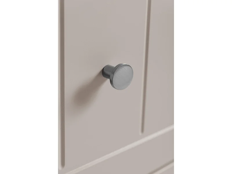 Meuble sous lavabo de style classique, cachemire, 120 (2 x 60) x 57 x 46 cm