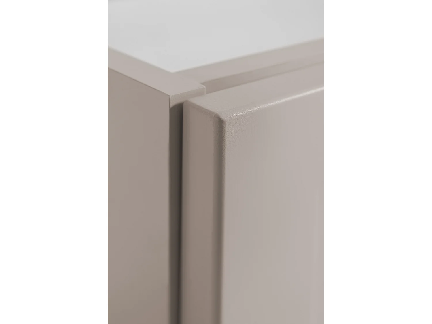 Meuble sous lavabo de style classique, cachemire, 120 (2 x 60) x 57 x 46 cm
