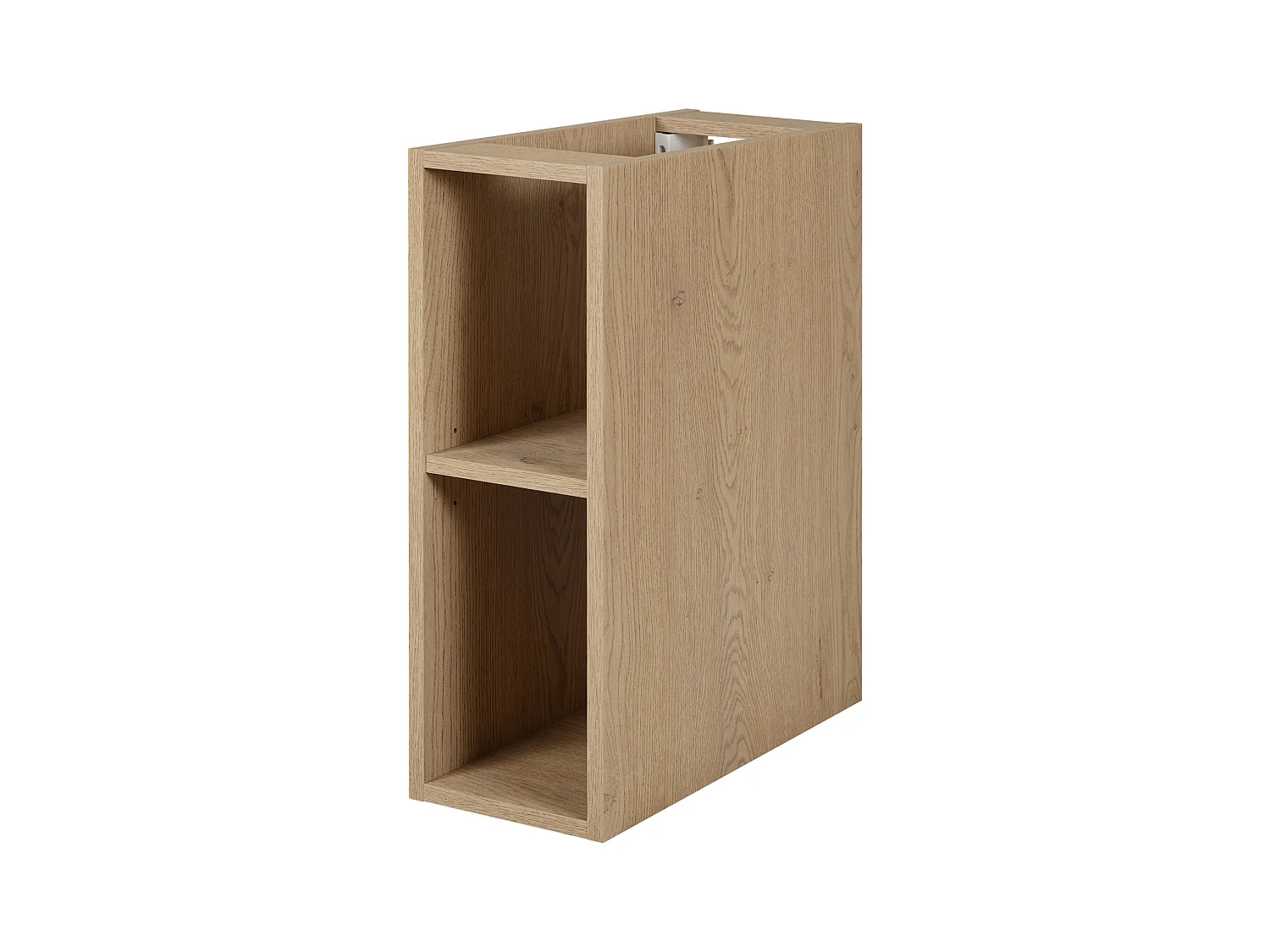 Etagère salle de bain, Couleur : Chêne Clair, 20 x 60 cm