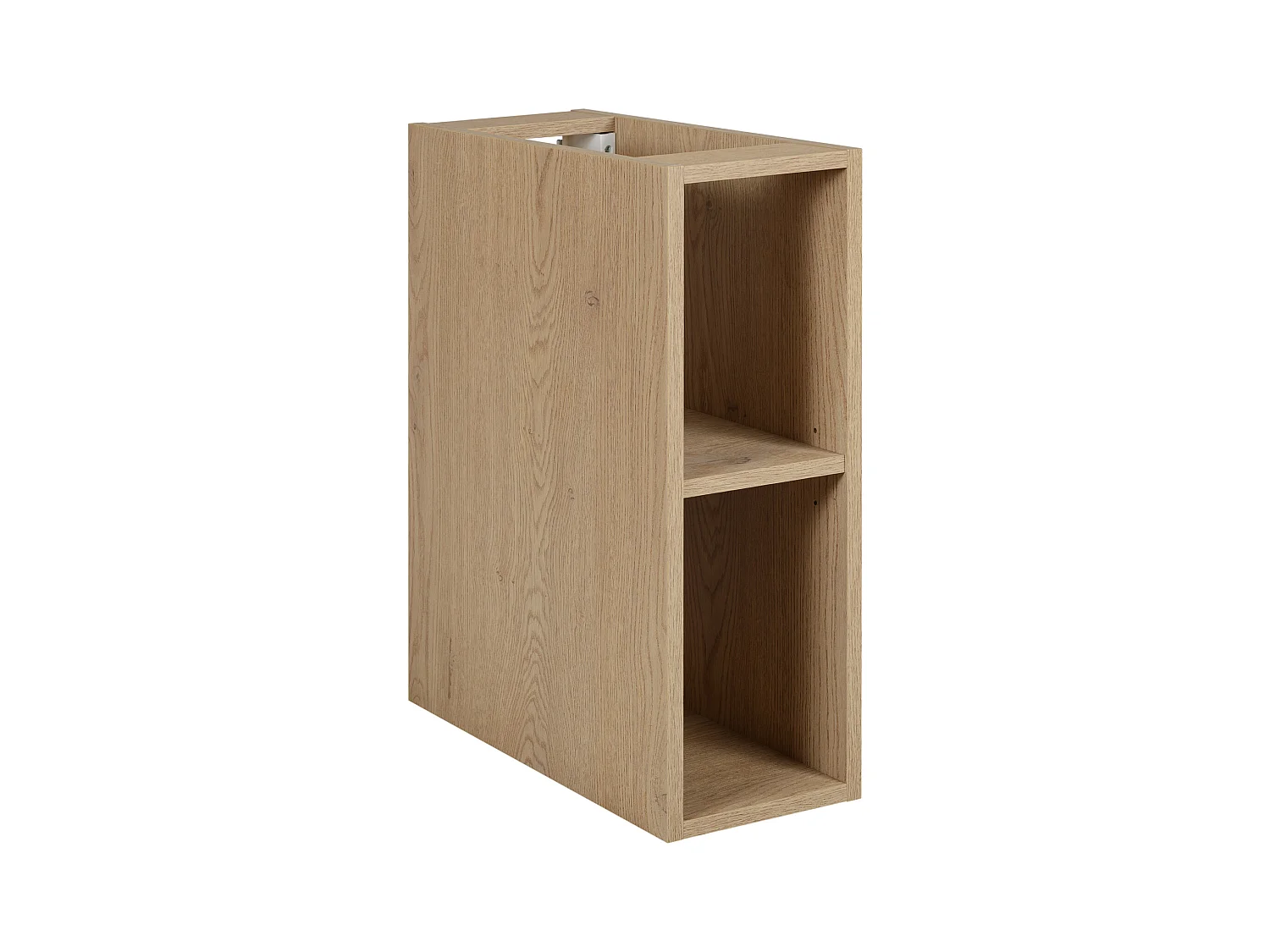 Etagère salle de bain, Couleur : Chêne Clair, 20 x 60 cm