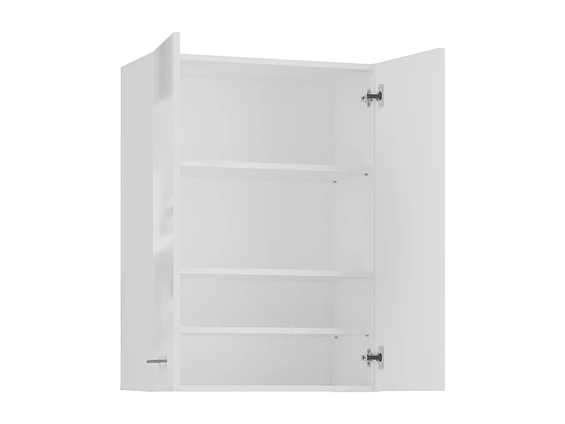 Armoire pour machine à laver, 30 x 64 x 90 cm, Blanc Mat / Blanc Brillant