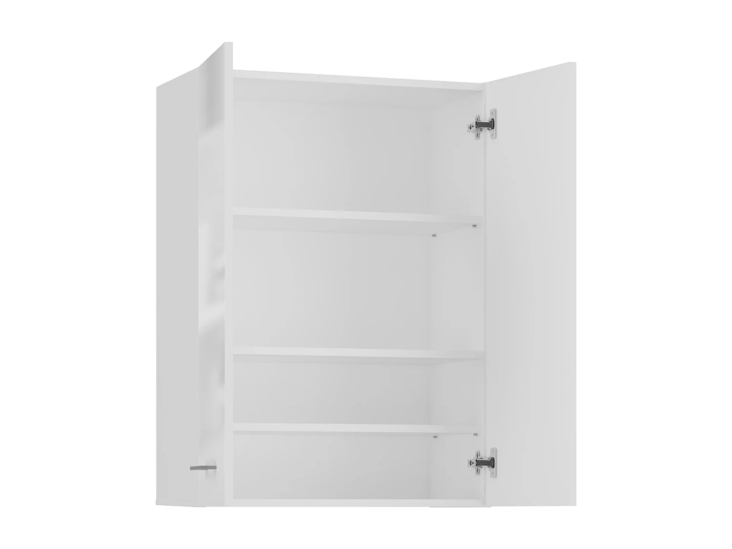 Armoire pour machine à laver, 30 x 64 x 90 cm, Blanc Mat / Blanc Brillant