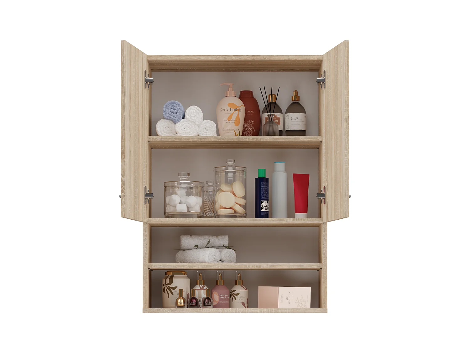 Waschmaschinenschrank, 30 x 64 x 90 cm, Sonoma-Eiche