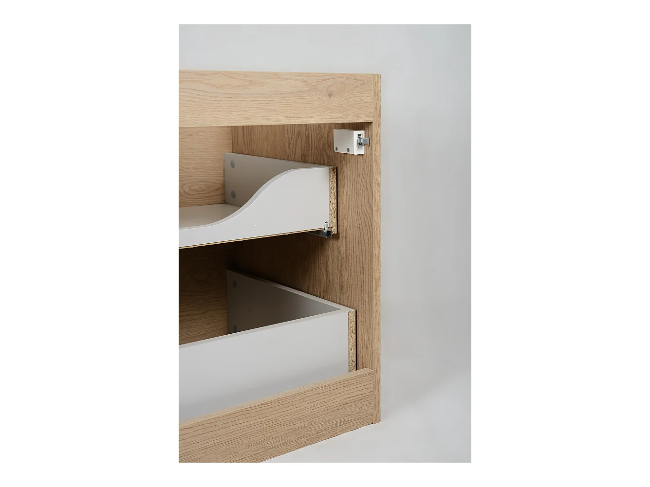 Mobile Bagno 140 cm (2 X 60+20) + TOP, Colore: Rovere Chiaro, 140 x 57 x 46 cm