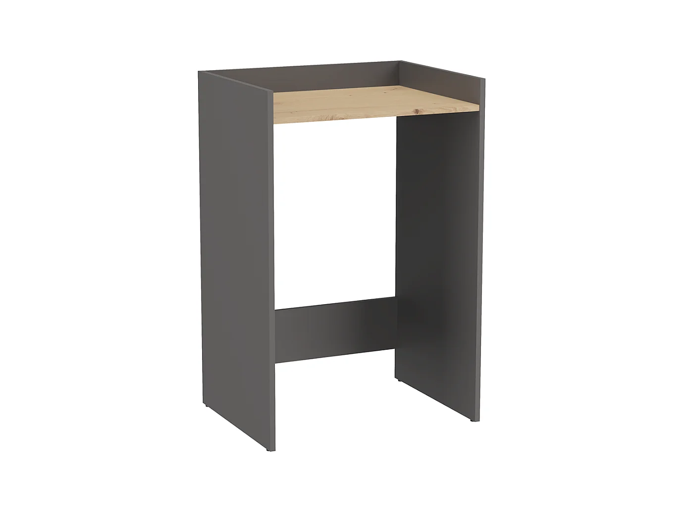 Armoire pour machine à laver, Anthracite / Chêne Artisan, 64 x 97,5 x 50 cm