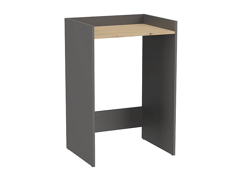 Wasmachinekast, Antraciet / Artisan Eiken, 64 x 97,5 x 50 cm