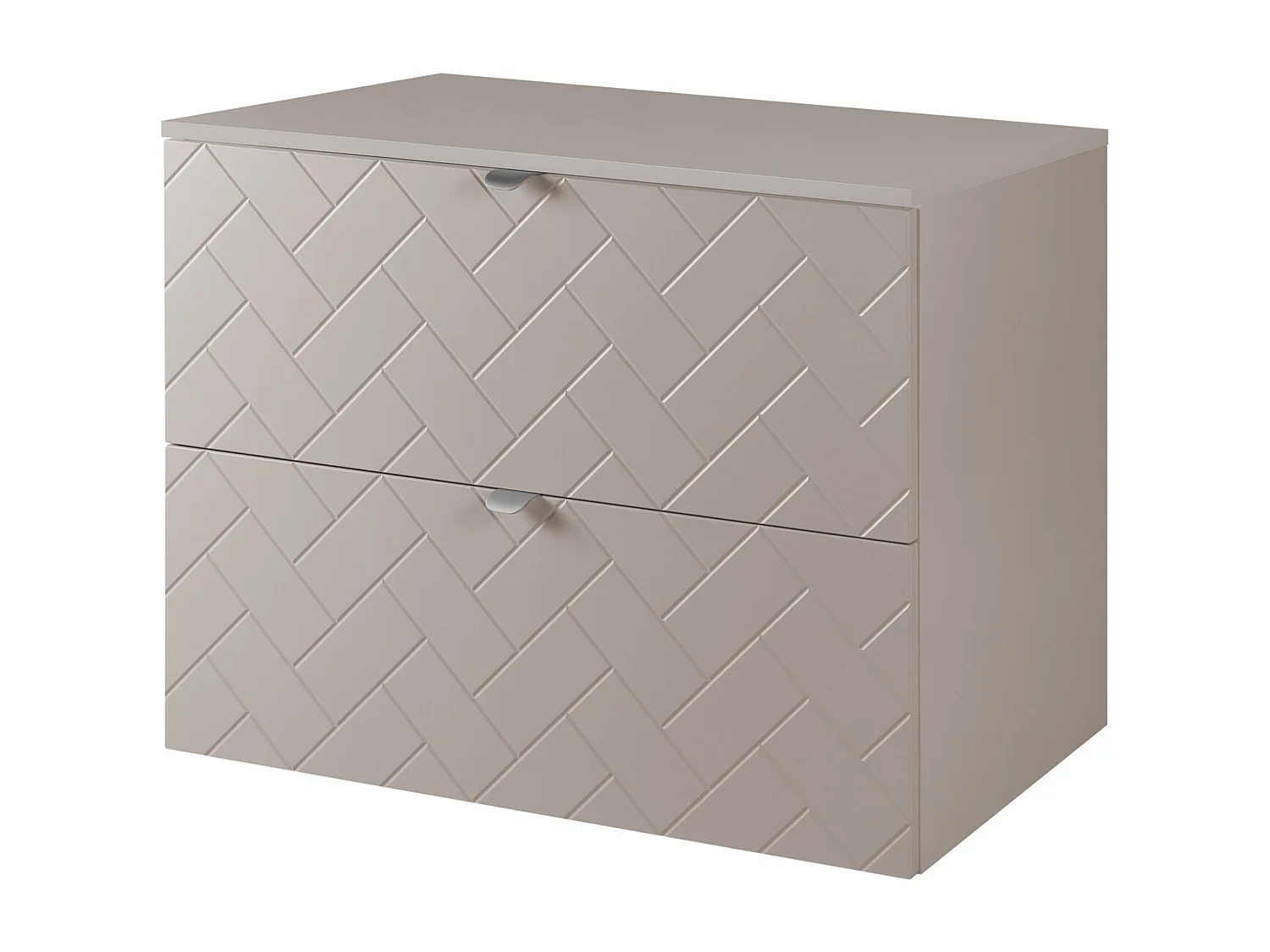 Meble łazienkowe, Kaszmir, 80 x 57 x 46 cm, uchwyty srebrne