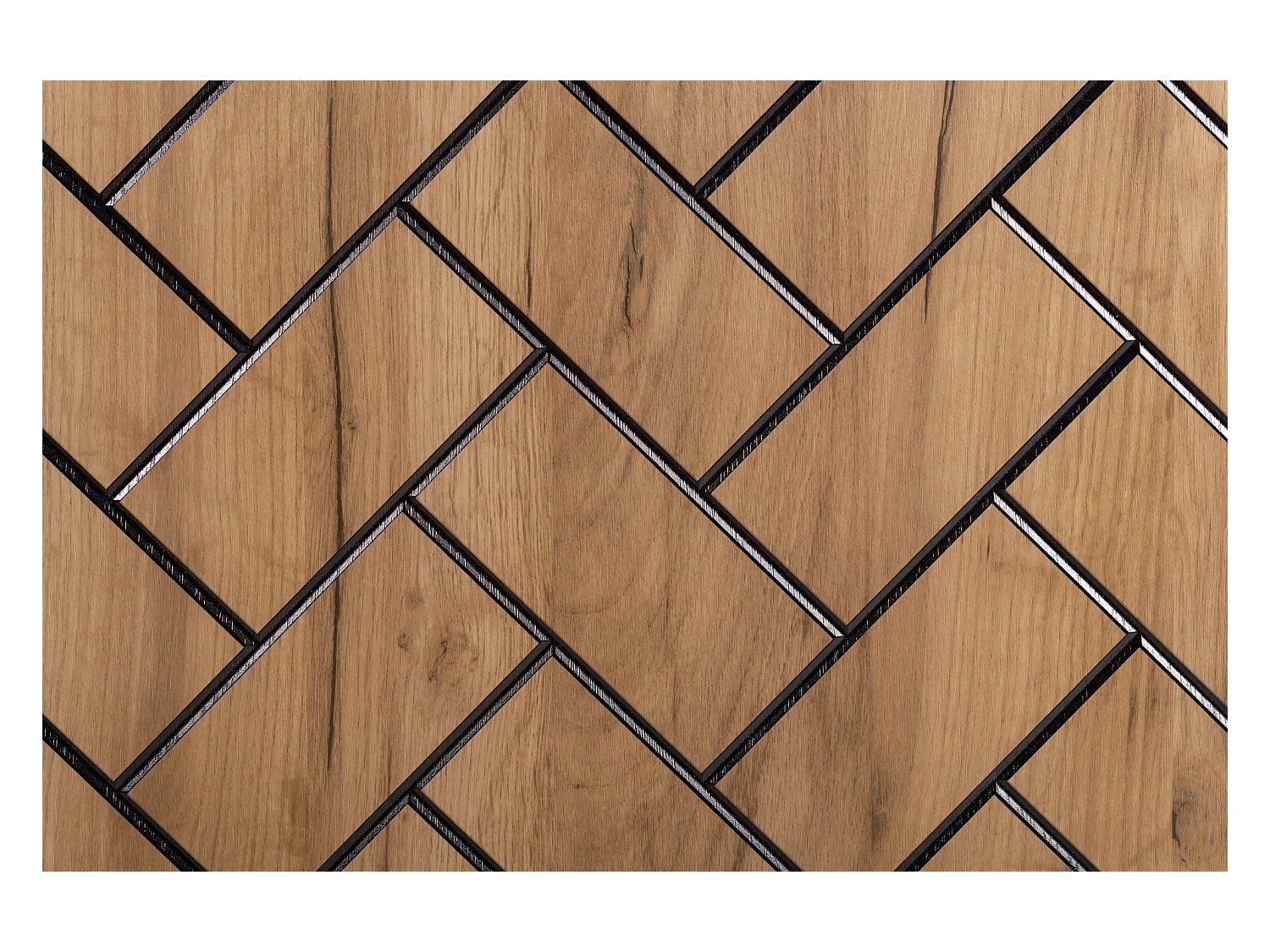 Badezimmermöbel, goldene handwerkliche Eiche, 140 x 57 x 46 cm, schwarze Griffe