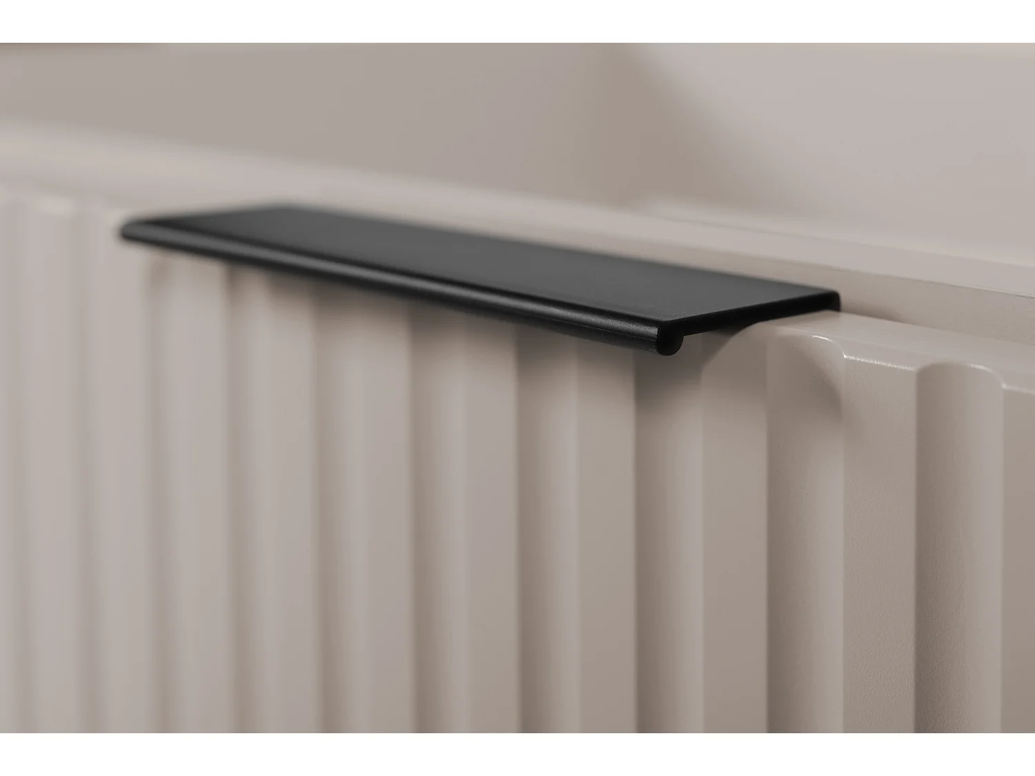 Meuble vasque, Cachemire + poignée noire, 60 x 57 x 46 cm