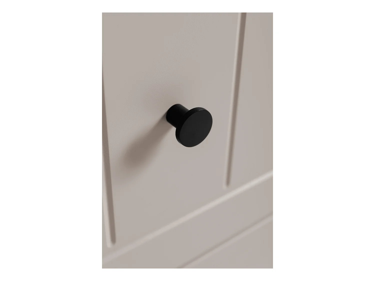 Meuble sous lavabo de style classique, cachemire, 120 (2 x 60) x 57 x 46 cm