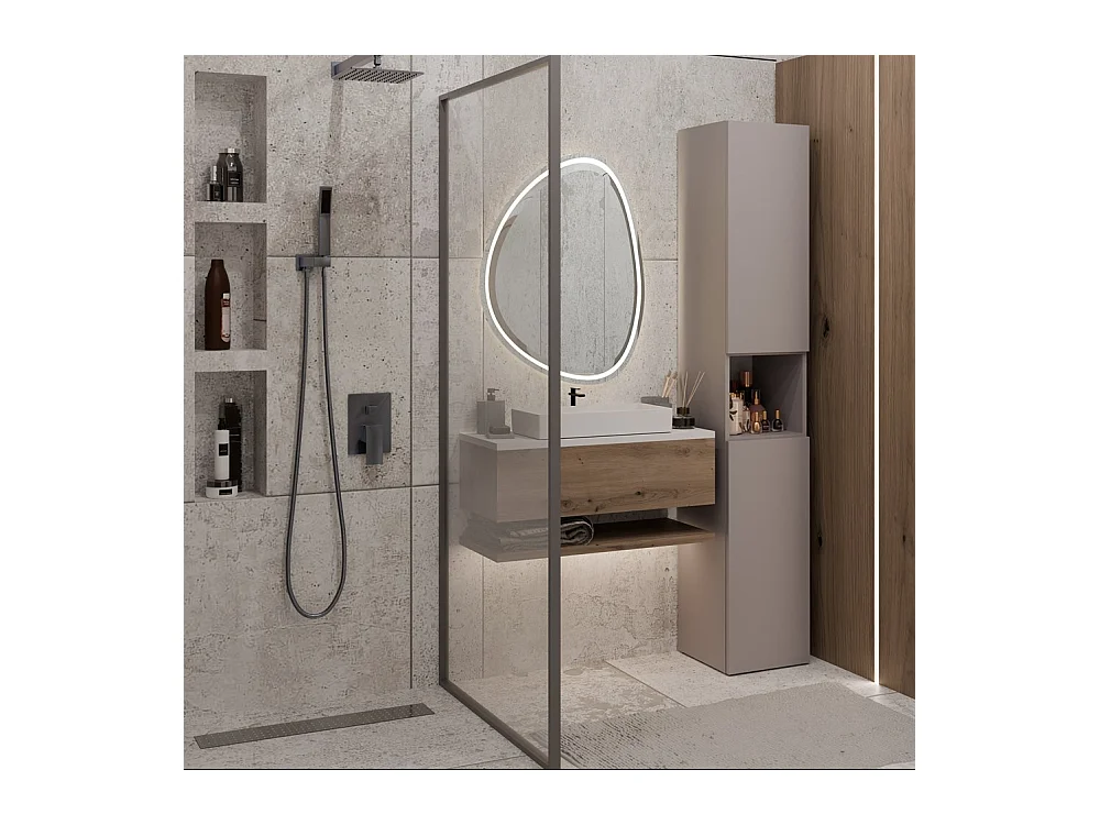 Meble łazienkowe: Glina, 174 x 31 x 30 cm