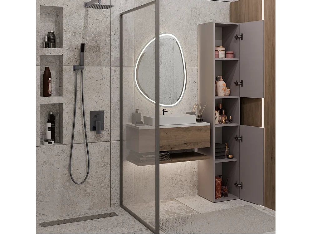 Móveis de banheiro: Barro, 174 x 31 x 30cm