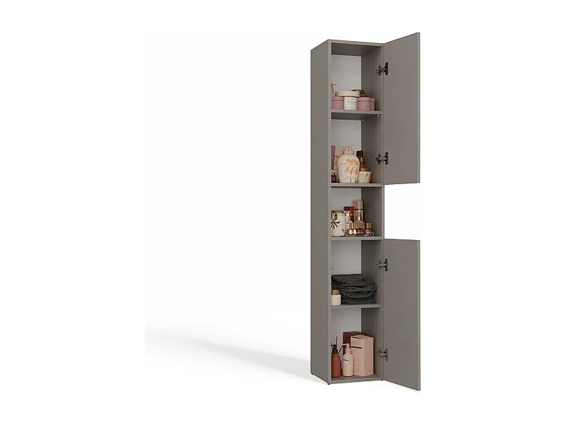 Meuble de salle de bain : Argile, 174 x 31 x 30cm