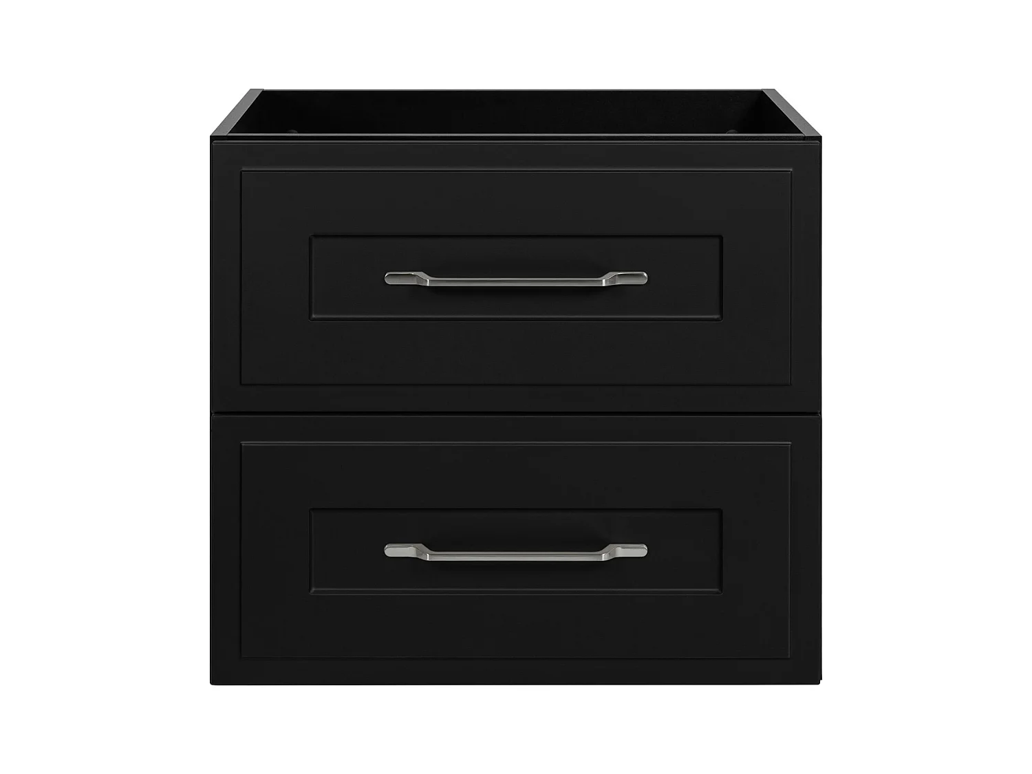 Meuble sous lavabo de style classique, noir, 60 x 57 x 46 cm