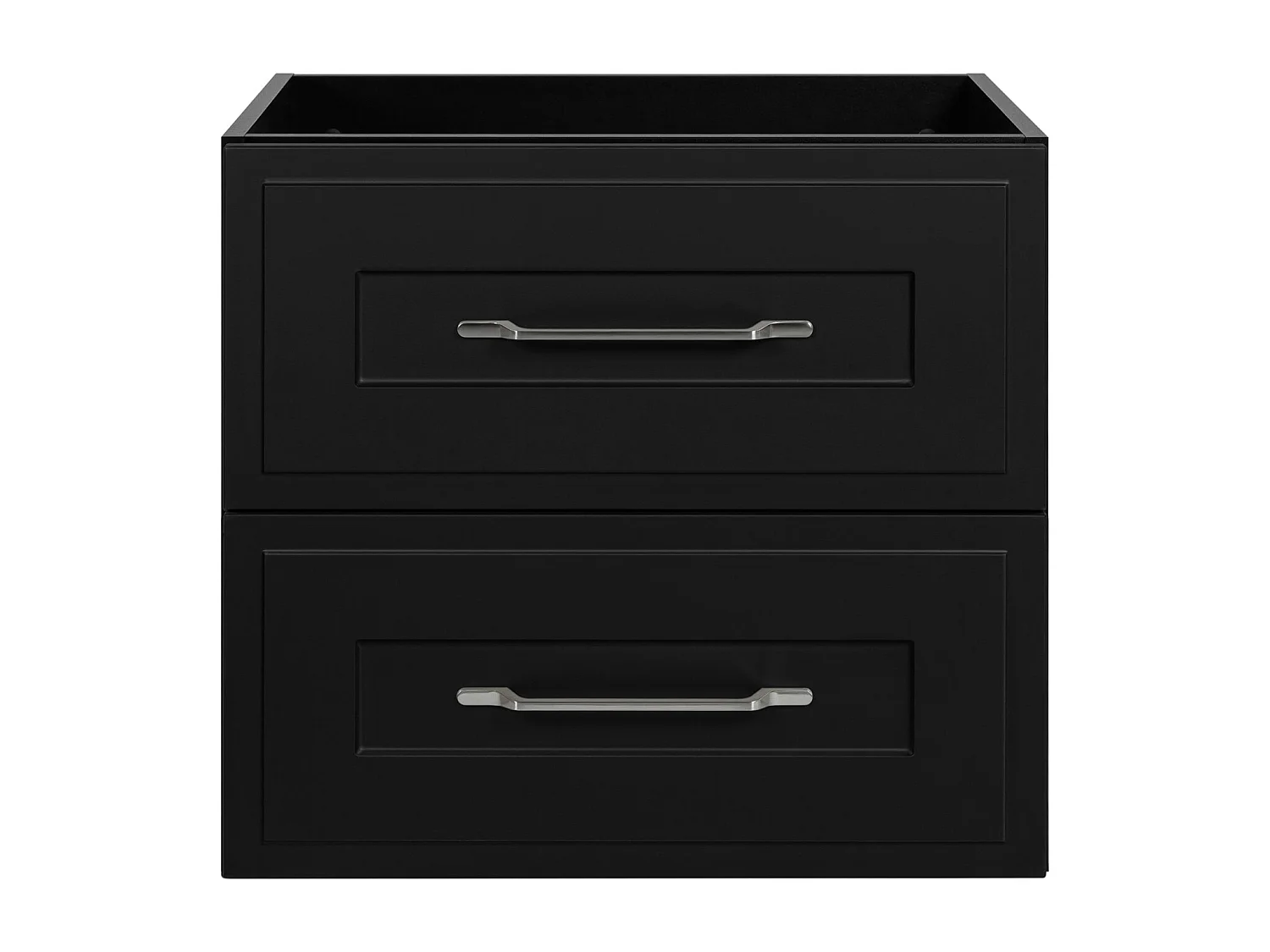 Meuble sous lavabo de style classique, noir, 60 x 57 x 46 cm