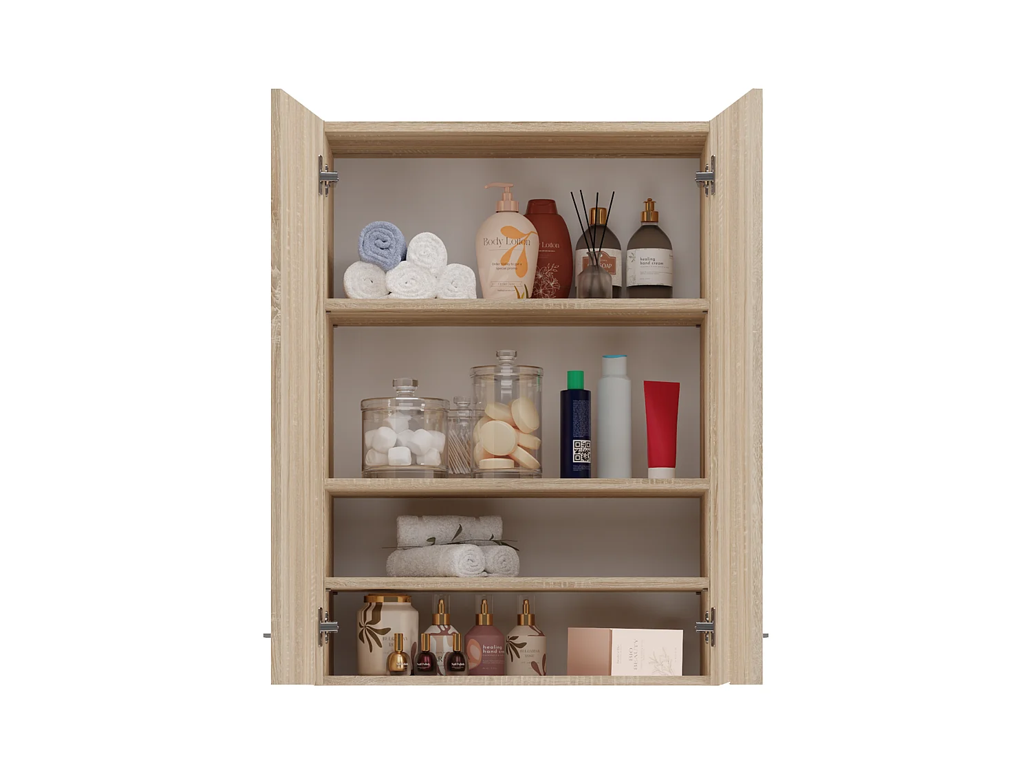 Waschmaschinenschrank, 30 x 64 x 90 cm, Sonoma-Eiche
