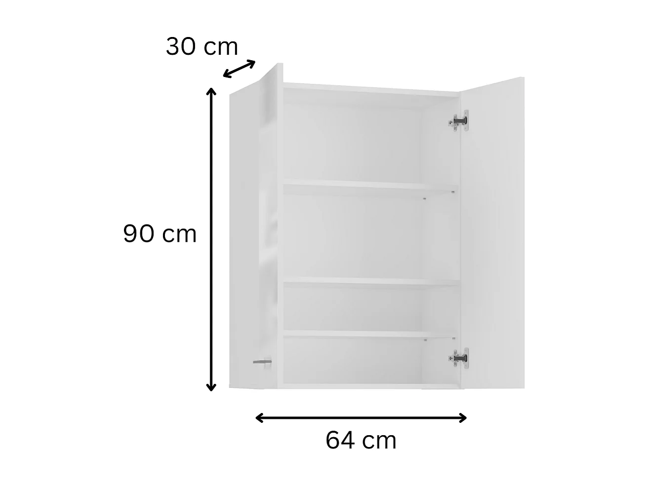 Mobile per lavatrice, 30 x 64 x 90 cm, Rovere Sonoma